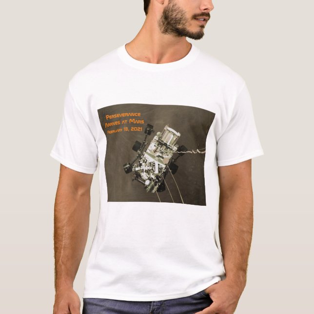Durchhaltevermögen Ankunft in Mars T-Shirt (Vorderseite)