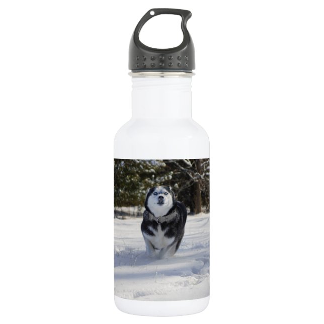 Durchladen Edelstahlflasche (Vorderseite)