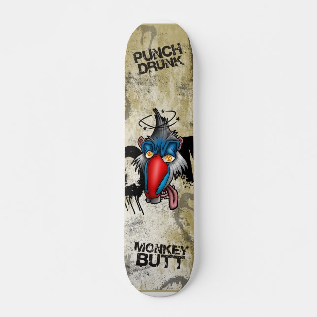Durchschlags-betrunkener Affe-Hintern Skateboard (Vorne)