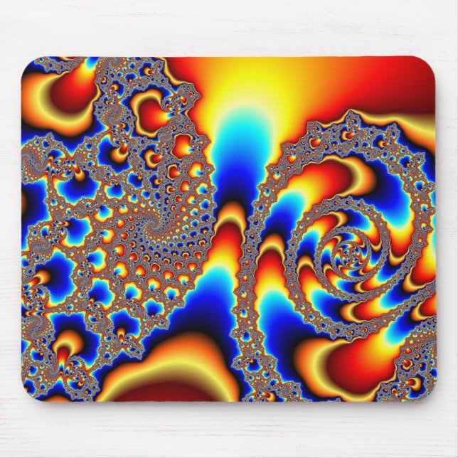 Durchschlüpfen - Fraktale Kunst Mousepad (Vorne)