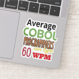 Durchschnittliche Cobol-Programmierer können schne Aufkleber
