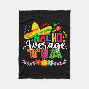 Durchschnittliche Tante Funny Mexican Vintage Cinc Fleecedecke