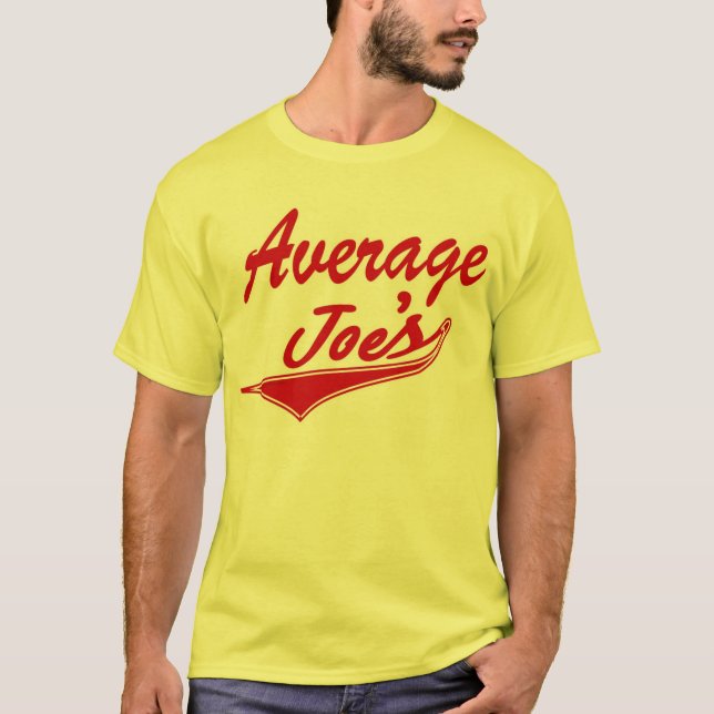 Durchschnittlichen Joes gelber T - Shirt (Vorderseite)