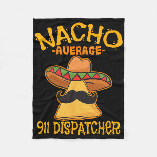 Durchschnittlicher 911-Dispatcher Mexikanischer Bo Fleecedecke