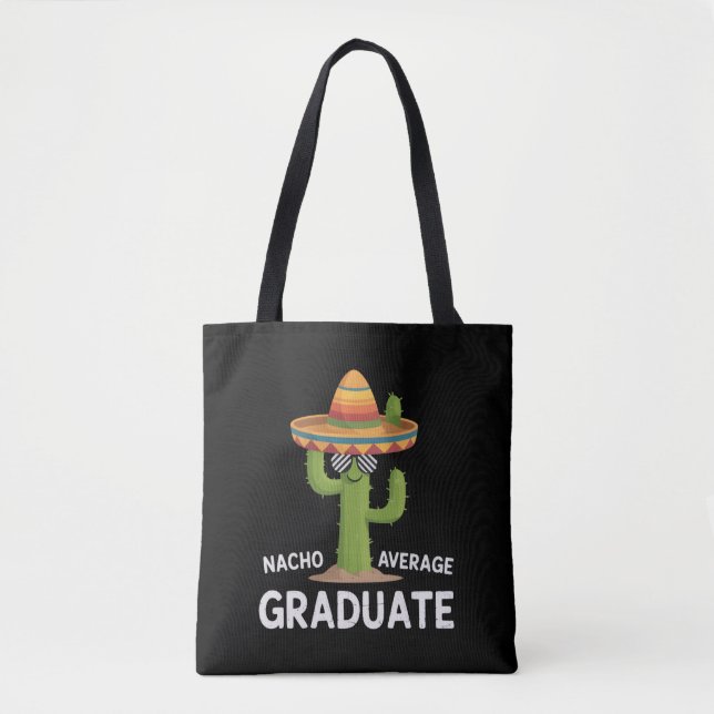 Durchschnittlicher Nacho-Absolvent der High School Tasche (Vorderseite)