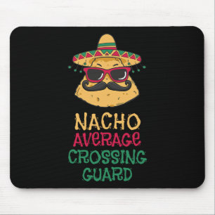 Durchschnittlicher Nacho-Ampelmann Cinco De Mayo  Mousepad