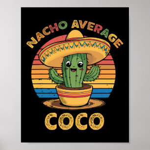 Durchschnittlicher Nacho-Coco-Passender mexikanisc Poster