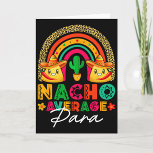 Durchschnittlicher Nacho Para Sombrero Hut Mexikan Karte
