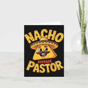 Durchschnittlicher Nacho-Pfarrer Lustiger Christ  Karte