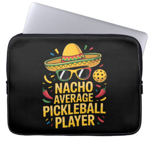 Durchschnittlicher Nacho-Pickleball-Spieler Laptopschutzhülle