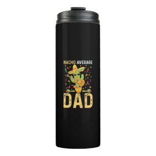 Durchschnittlicher Nacho-Vater Cinco De Mayo Mexik Thermosbecher