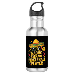 Durchschnittlicher Pickleball-Spieler Edelstahlflasche