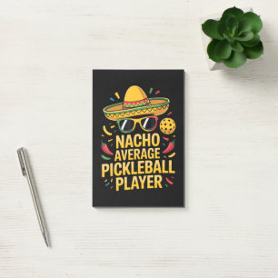 Durchschnittlicher Pickleball-Spieler Post-it Klebezettel
