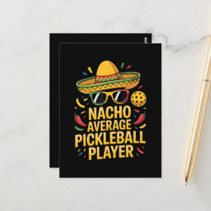 Durchschnittlicher Pickleball-Spieler Postkarte