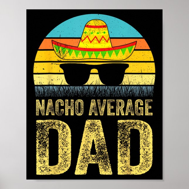 Durchschnittlicher Vater Mexican Daddy Cinco De Ma Poster (Vorne)