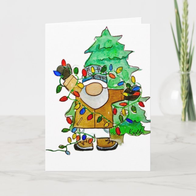 Durchschnittlicher verhedderter Gnom Karte (Vorderseite)