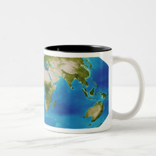 Durchschnittliches Pflanzenwachstum der Erde Zweifarbige Tasse