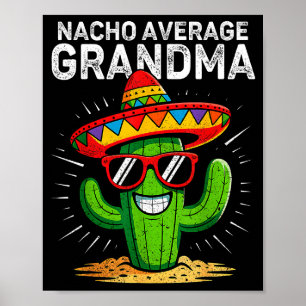 Durchschnittstante Oma lustig cinco de mayo mexika Poster