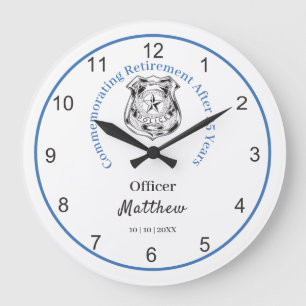 Durchsetzung des Rentenrechts Achtung der blauen L Große Wanduhr