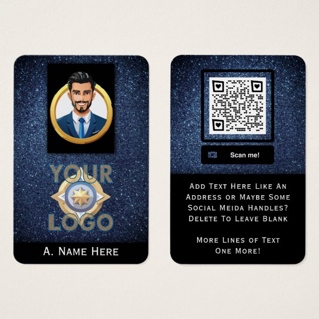 Durchsetzung des Sicherheitsrechts Tech Pros Blue  (Vorne & Hinten)