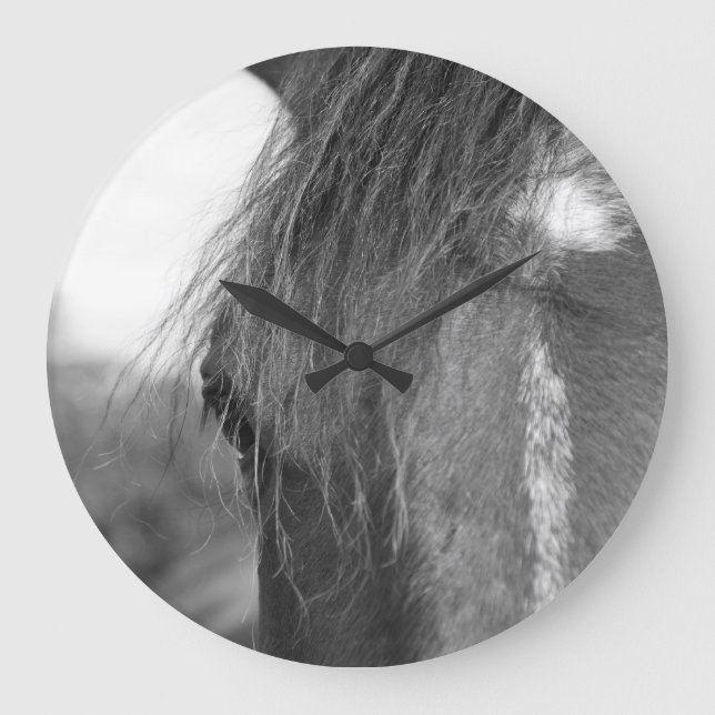 durchsichtig große wanduhr (Vorderseite)
