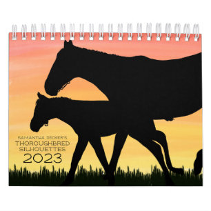Durchsichtige Silhouetten 2023 Kalender