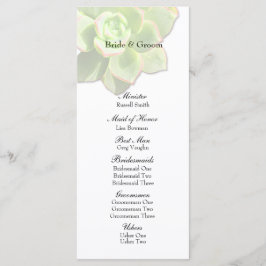 Durchsichtiges, kulantes Programm für Weißhochzeit