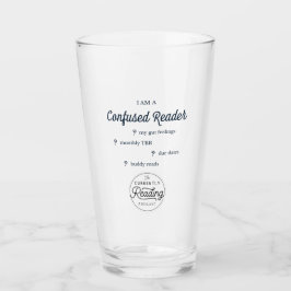 Durchsichtiges Reader-Pint-Glas Glas