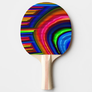 ~ durchsickerndes Farbe~ ursprüngliches Fraktal ~ Tischtennis Schläger