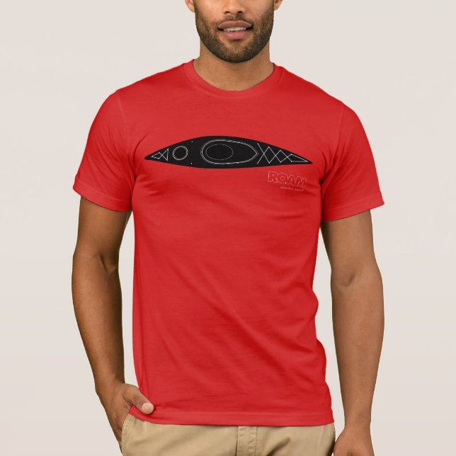 DURCHSTREIFEN Sie KleidMadawaska Fluss-Kajak T-Shirt (Vorderseite)
