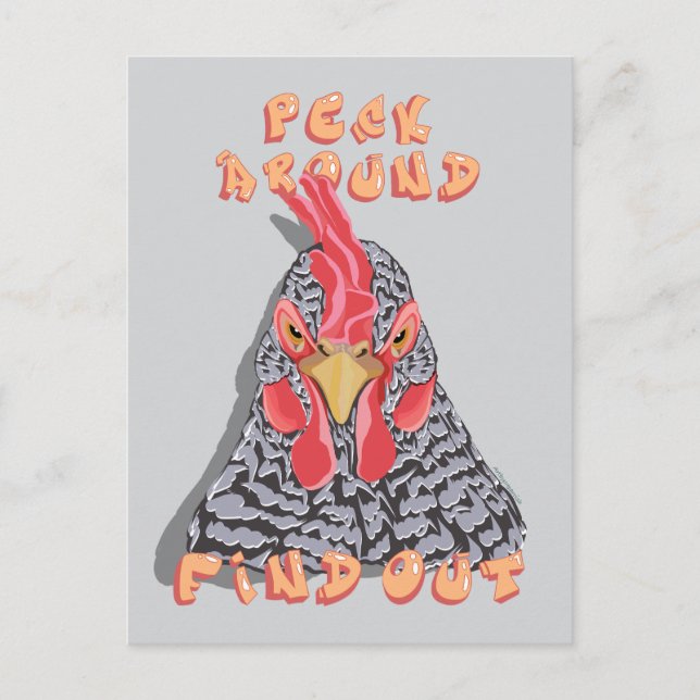 Durchsuchen - Bestellung von Hühnerpicken Postkarte (Vorderseite)