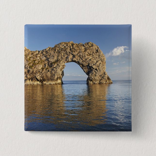 Durdle Door Arch, Jurassisches Küstenwelterbe 2 Button (Vorderseite)