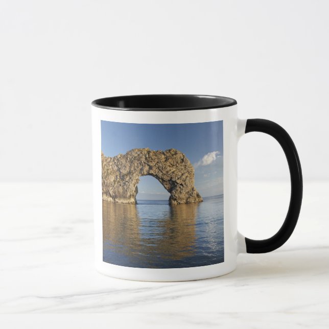 Durdle Door Arch, Jurassisches Küstenwelterbe 2 Tasse (Rechts)