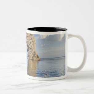 Durdle Door Bogen, Jurassic Coast Weltkulturerbe 2 Zweifarbige Tasse