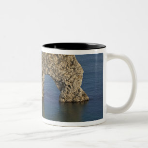 Durdle Door Bogen, Jurassic Coast Weltkulturerbe 3 Zweifarbige Tasse
