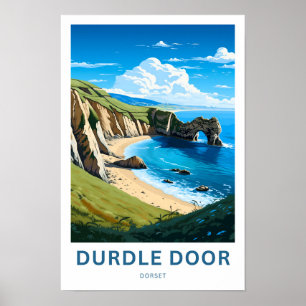 Durdle Door Dorset Travel Print Poster
