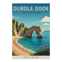 Durdle Door Jurassic Coast Poster | Dorset England