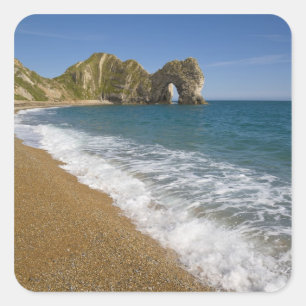 Durdle Door, Lulworth Cove, Jurassikküste, 2 Quadratischer Aufkleber