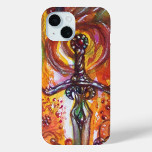DURENDAL EPIC SWORD Red Yellow Fantasy iPhone 15 Hülle