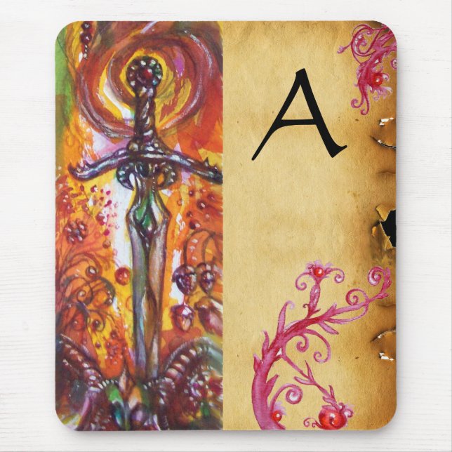 DURENDAL , ROMANTISCHES SCHWERT UND DAS ANGEL-MONO MOUSEPAD (Vorne)