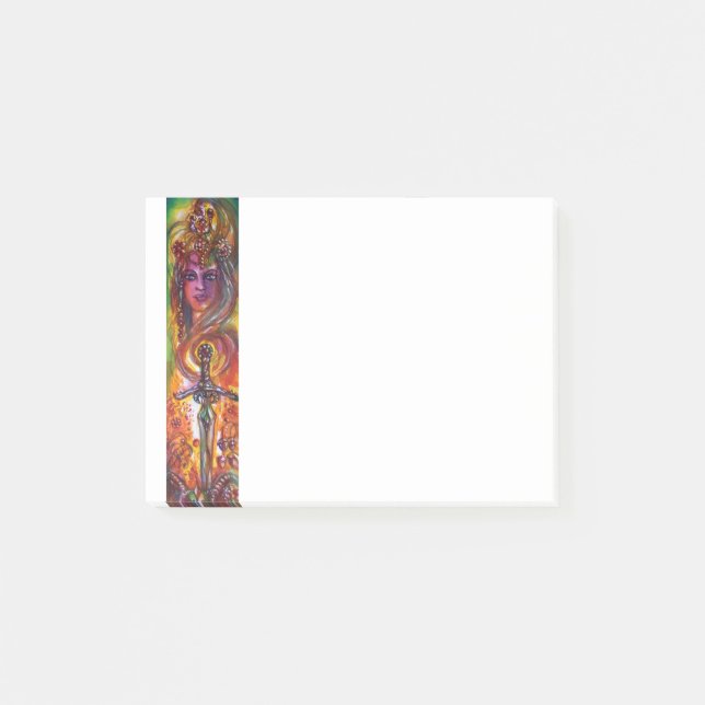 DURENDAL , ROMANTISCHES SCHWERT UND DAS ANGEL POST-IT KLEBEZETTEL (Vorderseite)