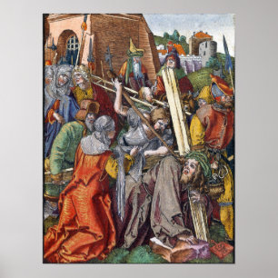 Dürer - das Tragen des Kreuzes Poster