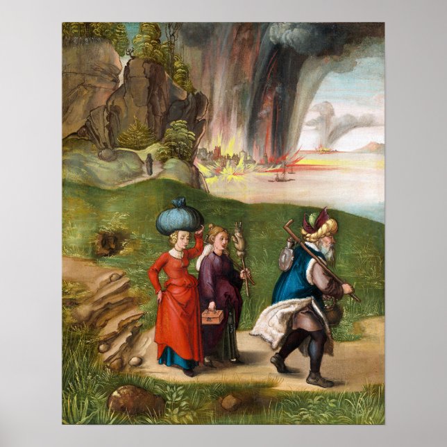 Dürer - Lot und seine Töchter Poster (Vorne)