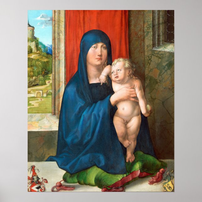 Dürer - Madonna und Kind Poster (Vorne)