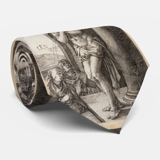 Durer Man of Sorrows by Column Krawatte (Gerollt)