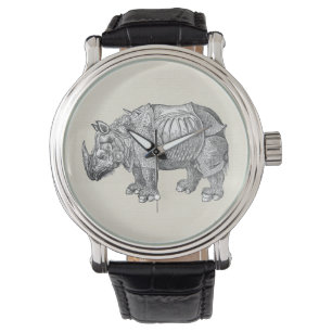 Durer Nashorn Armbanduhr