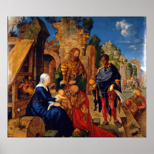Dürer - Verehrung der Magi Poster