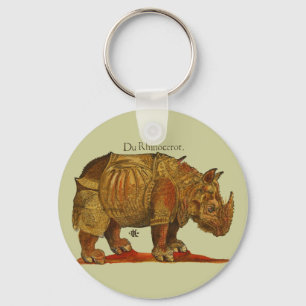 Durer's Rhinoceros Schlüsselanhänger