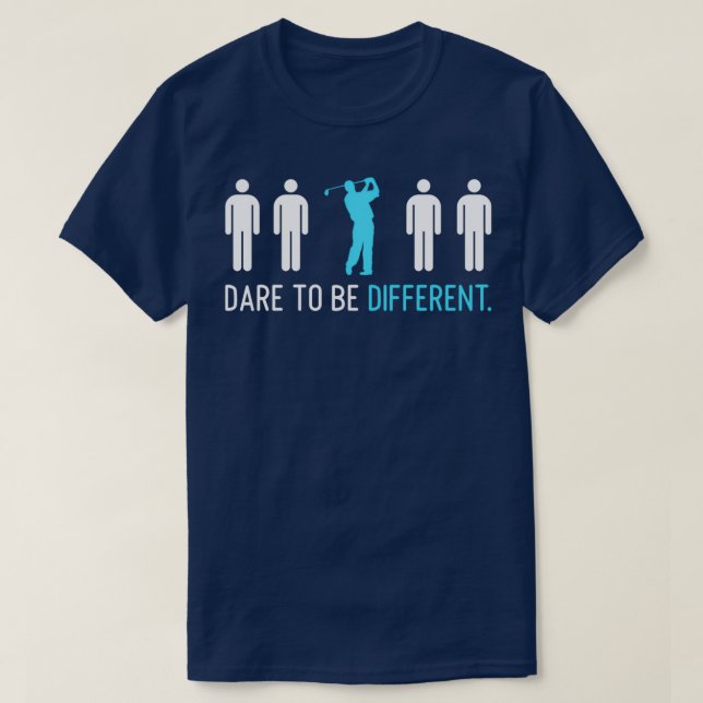 Dürfen Sie anders sein T-Shirt (Design vorne)