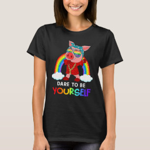 Dürfen Sie selbst sein, wenn Sie schwule Lesben T-Shirt